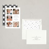"Classic Grid" - Holiday Cards in Snow by Shari Margolin - Assembled