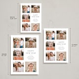 "Classic Grid" - Holiday Cards in Snow by Shari Margolin - Formats Available