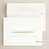 "Side Note" - Holiday Cards in Cloud by Ashlee Townsend - FREE Recipient Addressing
