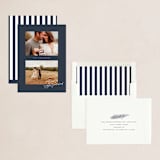 "Joyful Year" - Holiday Cards in Navy by Sara Hicks Malone - Assembled