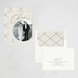 "Cheers Script" - Holiday Cards in Vanilla by Louise Kay - Assembled