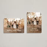 "First" - Holiday Cards in Winter by AK Graphics - Photo Orientation Options