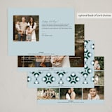 "Big Date" - Holiday Cards in Onyx by Griffinbell Paper Co. - Back of Card Options