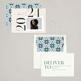 "Big Date" - Holiday Cards in Onyx by Griffinbell Paper Co. - Assembled