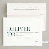 "Big Date" - Holiday Cards in Onyx by Griffinbell Paper Co. - FREE Recipient Addressing