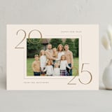 "Across" - Holiday Cards in Golden by Amy Kross - Front