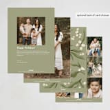 "Gui du Nouvel An" - Holiday Cards in Ivory by Erin Deegan - Back of Card Options