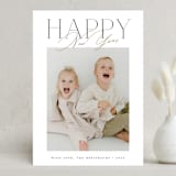 "Anticipation" - Holiday Cards in Snow by Carolyn Nicks - Front