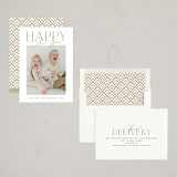 "Anticipation" - Holiday Cards in Snow by Carolyn Nicks - Assembled