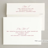 "Modern Cheer" - Holiday Cards in Poinsettia by Ana Sharpe - FREE Recipient Addressing