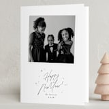 "Gleam" - Holiday Cards in Rose by Itsy Belle Studio - Folded Card