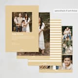"Typewriter" - Holiday Cards in Vanilla by Abi de Leon - Back of Card Options