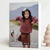 "Typewriter" - Holiday Cards in Vanilla by Abi de Leon - Folded Card