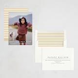 "Typewriter" - Holiday Cards in Vanilla by Abi de Leon - Assembled