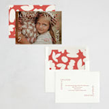 "New Year View" - Holiday Cards in Melon by Carrie ONeal - Assembled