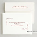 "New Year View" - Holiday Cards in Melon by Carrie ONeal - FREE Recipient Addressing