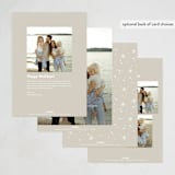 "Sonora" - Holiday Cards in Snow by Robert and Stella - Back of Card Options