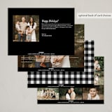 "Dawn" - Holiday Cards in Granite by Carrie ONeal - Back of Card Options