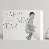 "Dawn" - Holiday Cards in Granite by Carrie ONeal - Folded Card