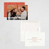 "Made It!" - Holiday Cards in Snow by Robert and Stella - Assembled