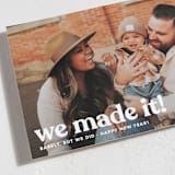 "Made It!" - Holiday Cards in Snow by Robert and Stella - Detail