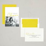 "Cheer Badge" - Holiday Cards in Sunflower by Anna Elder - Assembled