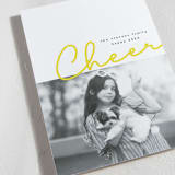 "Cheer Badge" - Holiday Cards in Sunflower by Anna Elder - Detail