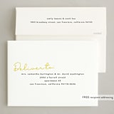 "Cheer Badge" - Holiday Cards in Sunflower by Anna Elder - FREE Recipient Addressing
