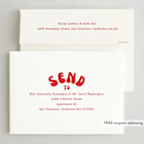 "Bubbly Cheers" - Holiday Cards in Latte by Baumbirdy - FREE Recipient Addressing