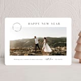 "Yearly Stamp" - Holiday Cards in Cotton by MC Designs - Front