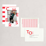 "Sprinkled Cheers" - Holiday Cards in Cherry by Kerry Doyle - Assembled