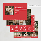 "Bring it on" - Holiday Cards in Candy Cane by Robin Ott - Back of Card Options
