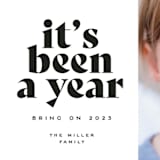 "It's been a year" - Holiday Cards in Ink by Owl and Toad - Detail