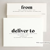 "It's been a year" - Holiday Cards in Ink by Owl and Toad - FREE Recipient Addressing