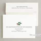 "Violet " - Holiday Cards in Snow by Deynaaz Daraei - FREE Recipient Addressing