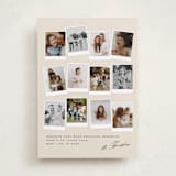 "Snapshots" - Holiday Cards in Pudding by Creo Study - Front