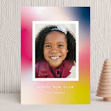 "Glowy new year" - Holiday Cards in Gumdrop by Yaling Hou Suzuki - Front