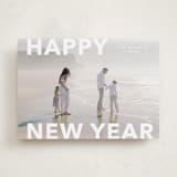 "Modern Type" - Holiday Cards in Cloud by Angela Thompson - Front