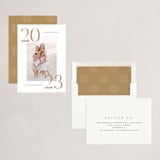 "Foil Year" - Holiday Cards in Golden by Vanessa Doyle - Assembled