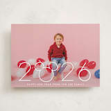 "Disney Mickey Year" - Holiday Cards in Marshmallow by Lori Wemple - Front