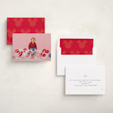 "Disney Mickey Year" - Holiday Cards in Marshmallow by Lori Wemple - Assembled