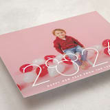 "Disney Mickey Year" - Holiday Cards in Marshmallow by Lori Wemple - Detail