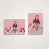 "Disney Mickey Year" - Holiday Cards in Marshmallow by Lori Wemple - Photo Orientation Options