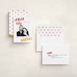 "Año Nuevo" - Holiday Cards in Sunset by Olivia Raufman - Assembled