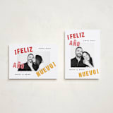 "Año Nuevo" - Holiday Cards in Sunset by Olivia Raufman - Photo Orientation Options