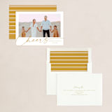 "yearly cheers" - Holiday Cards in Golden by Kasia Labocki - Assembled