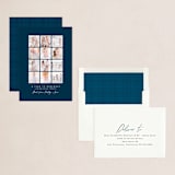 "Unforgettable" - Holiday Cards in Navy by Lea Delaveris - Assembled