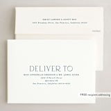 "Statement Cheers" - Holiday Cards in Navy by Hooray Creative - FREE Recipient Addressing