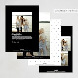 "Our Year!" - Holiday Cards in Snow by Oma N. Ramkhelawan - Back of Card Options
