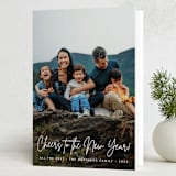 "Our Year!" - Holiday Cards in Snow by Oma N. Ramkhelawan - Folded Card